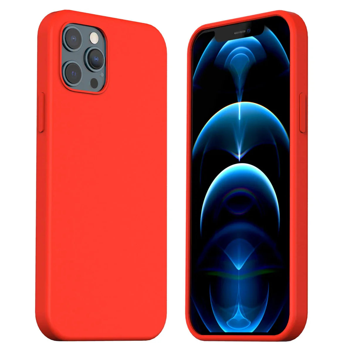 Araree Typo Skin Case For iPhone 12 Pro Max - Red - Tashqila Araree Typo Skin Case For iPhone 12 Pro Max - Red - Tashqila